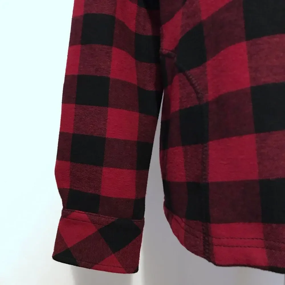 Orvis NWT Buffalo Plaid Shirt Fleece Lined Jacket Women S